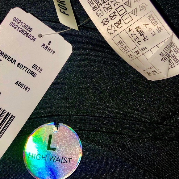 Forever 21 High Waisted Swimwear Bottom NWT - Picture 3 of 3